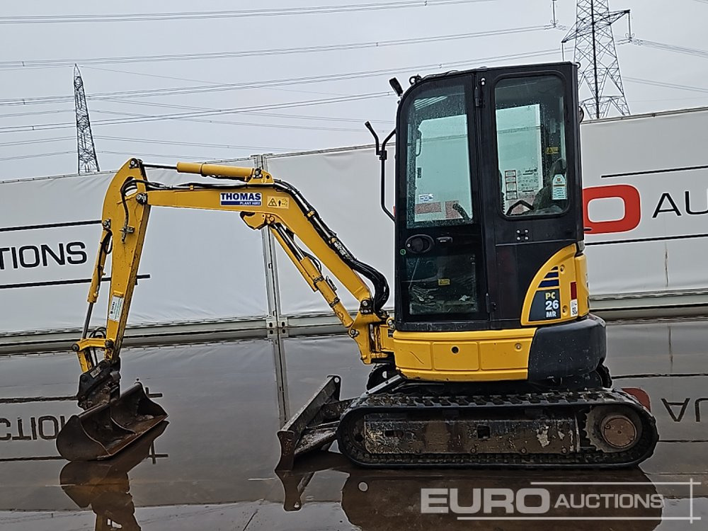 2020 Komatsu PC26MR-3 - Minikotró: 2 kép. 2020 Komatsu PC26MR-3 - Minikotró: 2 kép.