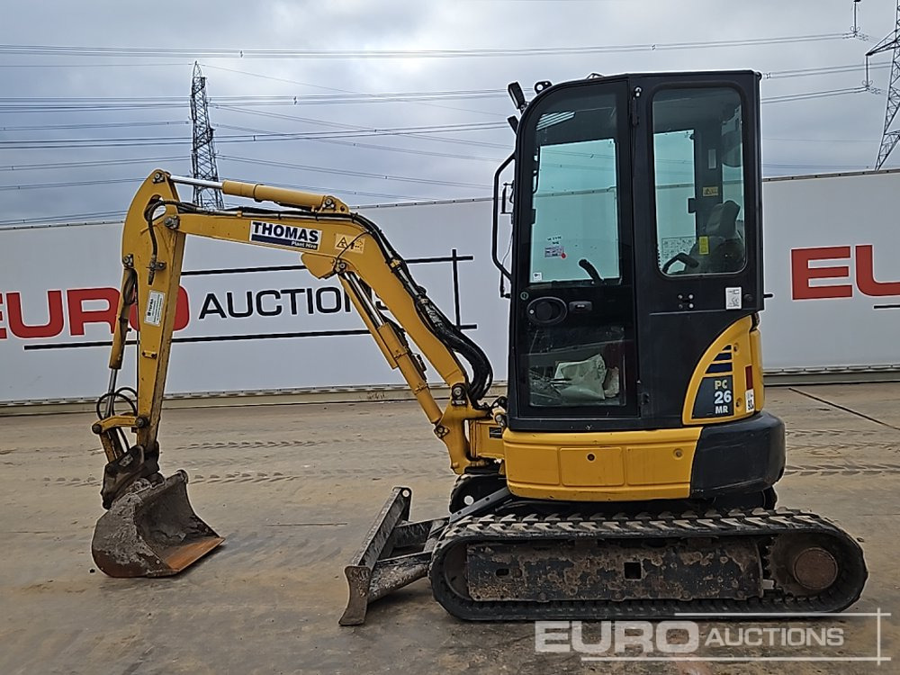 2020 Komatsu PC26MR-3 - Minikotró: 2 kép. 2020 Komatsu PC26MR-3 - Minikotró: 2 kép.