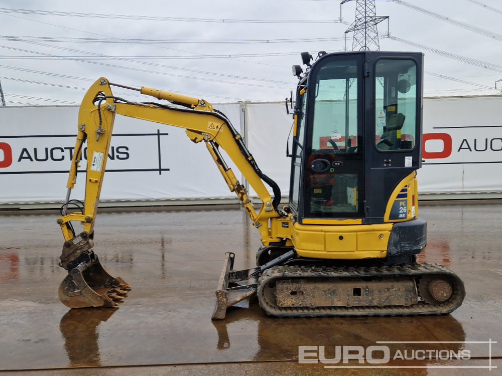 2020 Komatsu PC26MR-3 - Minikotró: 2 kép. 2020 Komatsu PC26MR-3 - Minikotró: 2 kép.