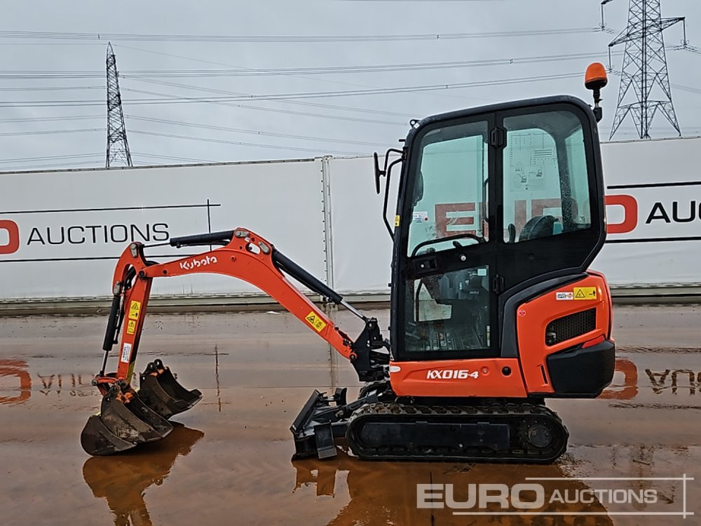 2020 Kubota KX016-4 - Minikotró: 2 kép. 2020 Kubota KX016-4 - Minikotró: 2 kép.