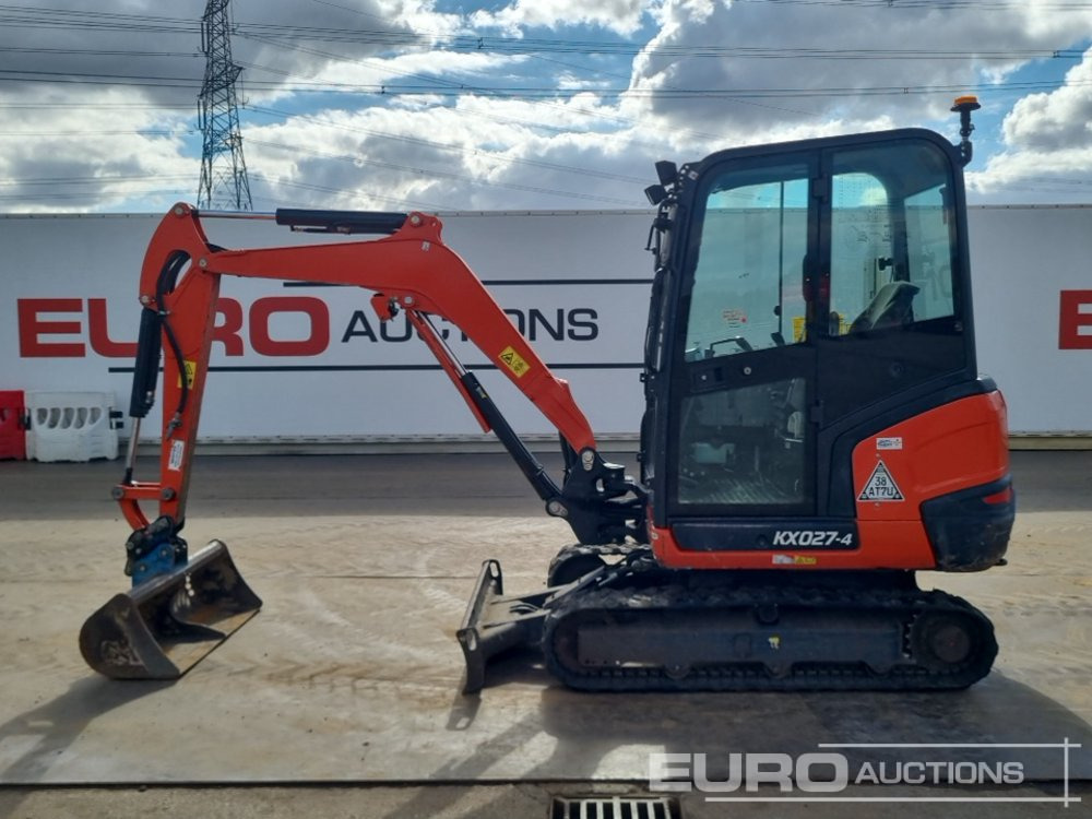 2020 Kubota KX027-4 - Minikotró: 2 kép. 2020 Kubota KX027-4 - Minikotró: 2 kép.
