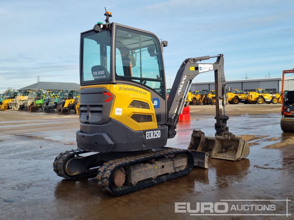 2020 Volvo ECR25D - Minikotró: 5 kép. 2020 Volvo ECR25D - Minikotró: 5 kép.