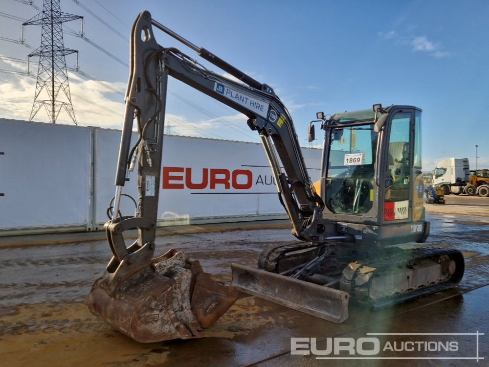 2020 Volvo ECR50D - Minikotró: 1 kép. 2020 Volvo ECR50D - Minikotró: 1 kép.