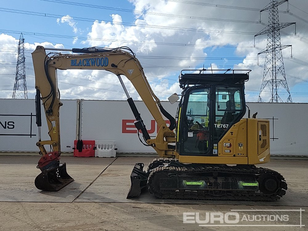 2021 CAT 308CR - Minikotró: 2 kép. 2021 CAT 308CR - Minikotró: 2 kép.