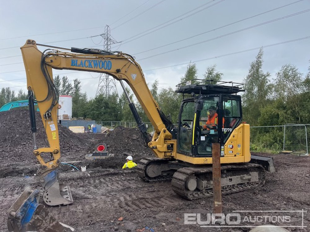 2021 CAT 308CR - Minikotró: 1 kép. 2021 CAT 308CR - Minikotró: 1 kép.