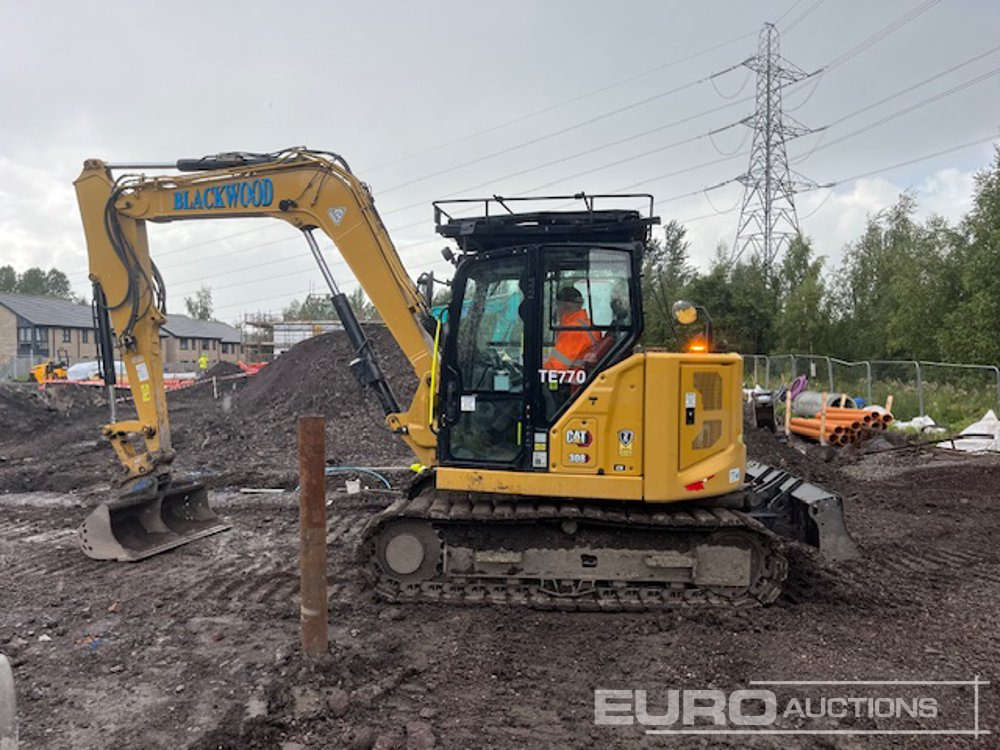 2021 CAT 308CR - Minikotró: 2 kép. 2021 CAT 308CR - Minikotró: 2 kép.