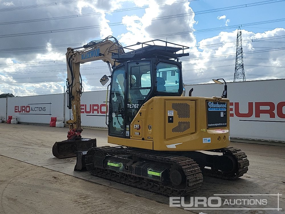 2021 CAT 308CR - Minikotró: 3 kép. 2021 CAT 308CR - Minikotró: 3 kép.