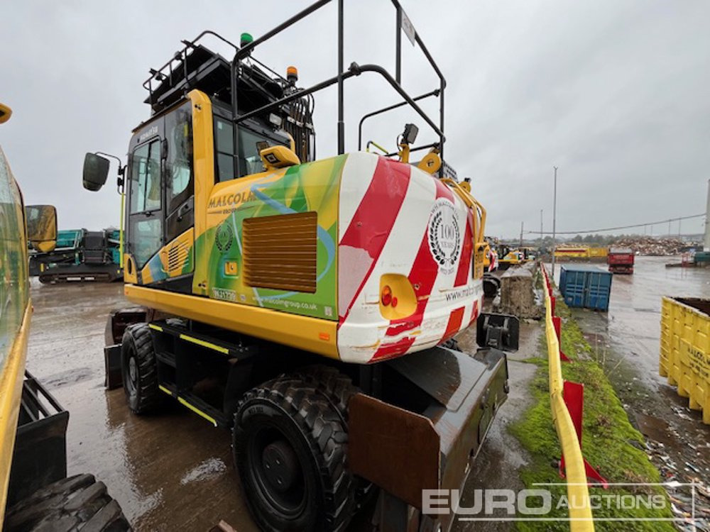 2021 Komatsu PW160-11 - Gumikerekes kotró: 2 kép. 2021 Komatsu PW160-11 - Gumikerekes kotró: 2 kép.
