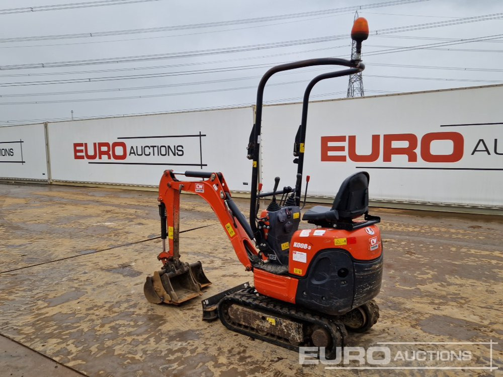 2021 Kubota K008-3 - Minikotró: 3 kép. 2021 Kubota K008-3 - Minikotró: 3 kép.