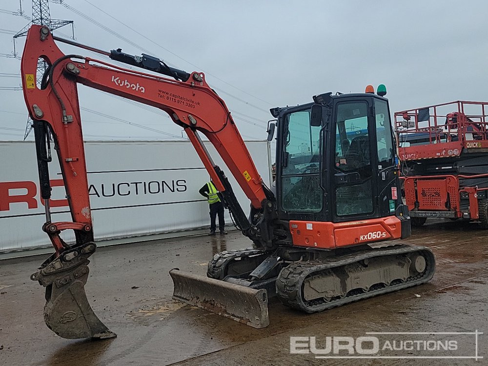 2021 Kubota KX060-5 - Minikotró: 1 kép. 2021 Kubota KX060-5 - Minikotró: 1 kép.
