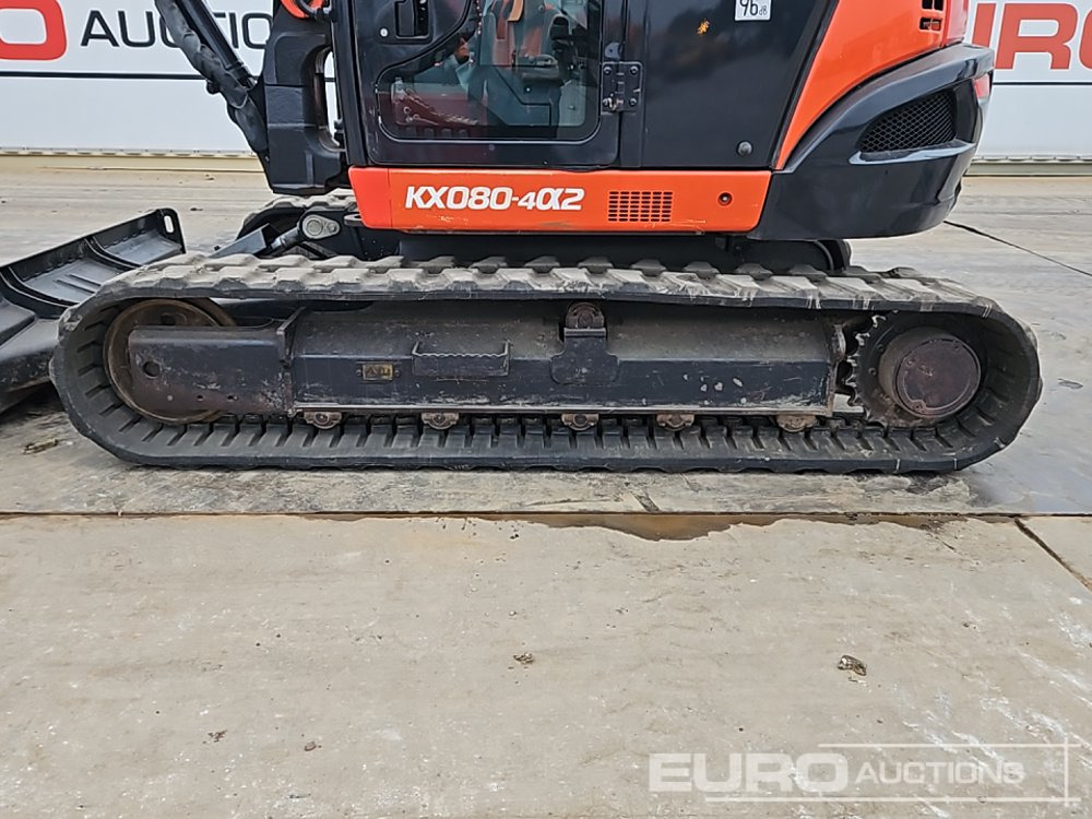 Minikotró 2021 Kubota KX080-4A2: 11 kép.