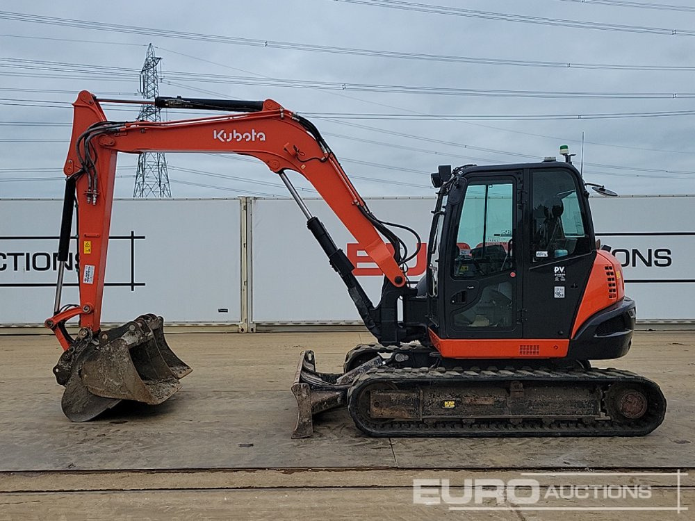 2021 Kubota KX080-4A2 - Minikotró: 2 kép. 2021 Kubota KX080-4A2 - Minikotró: 2 kép.
