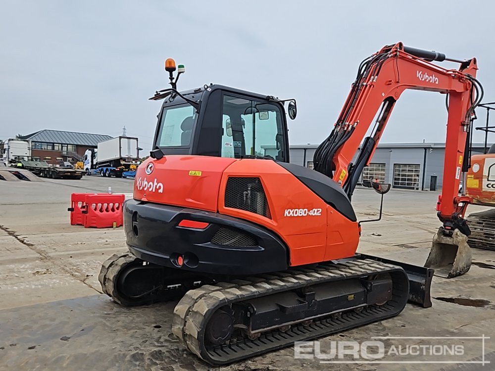 2021 Kubota KX080-4A2 - Minikotró: 5 kép. 2021 Kubota KX080-4A2 - Minikotró: 5 kép.