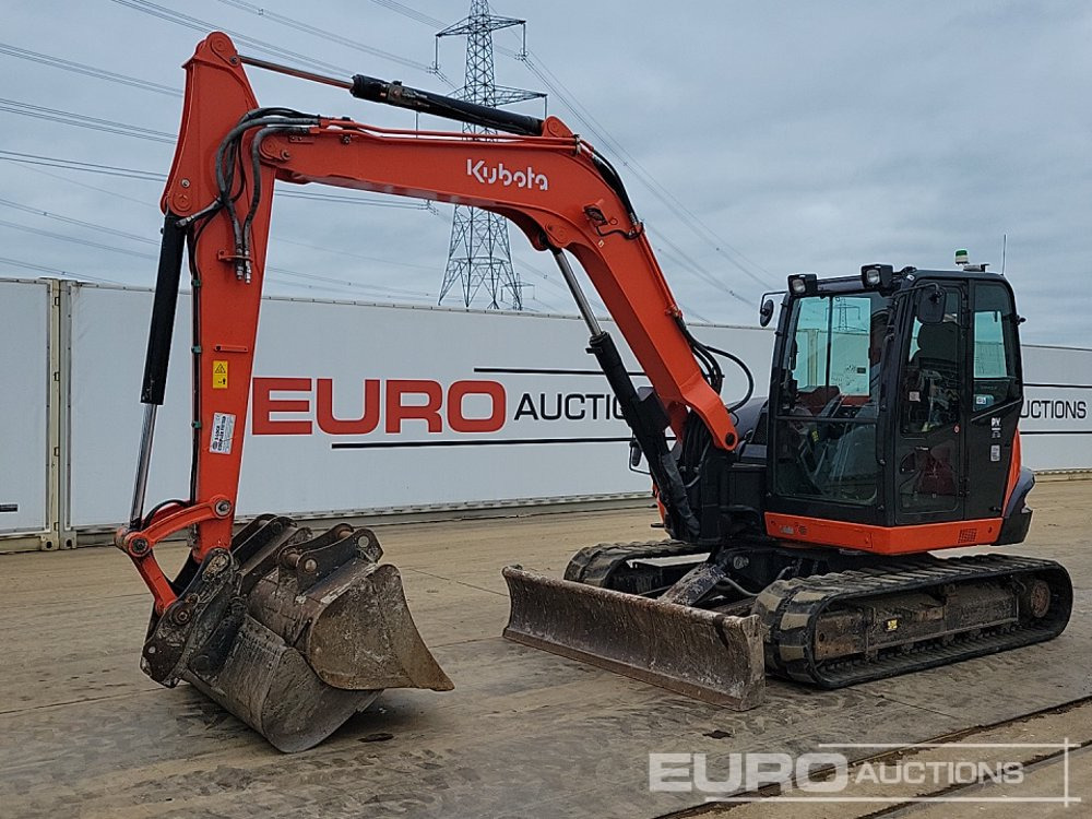 2021 Kubota KX080-4A2 - Minikotró: 1 kép. 2021 Kubota KX080-4A2 - Minikotró: 1 kép.