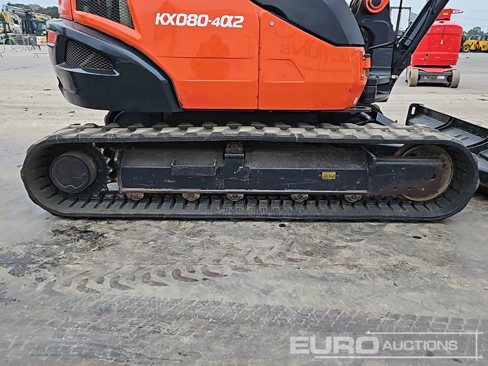 Minikotró 2021 Kubota KX080-4A2: 14 kép.
