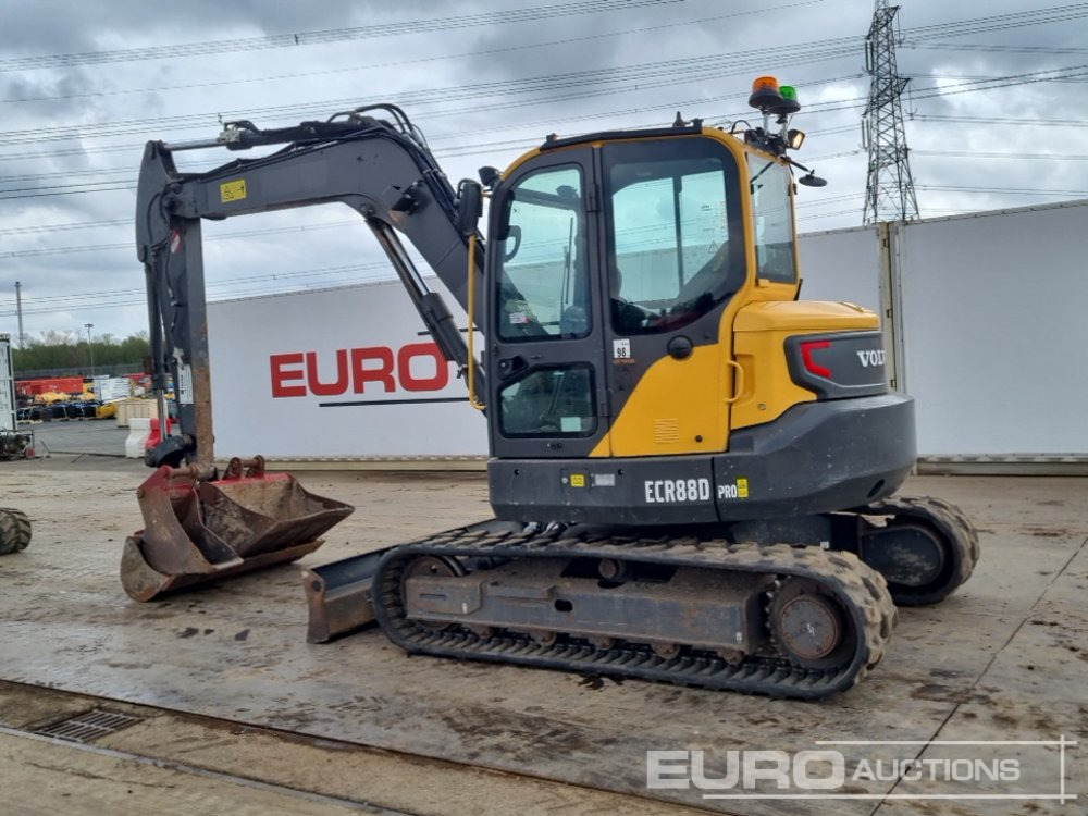 2021 Volvo ECR88D - Minikotró: 3 kép. 2021 Volvo ECR88D - Minikotró: 3 kép.
