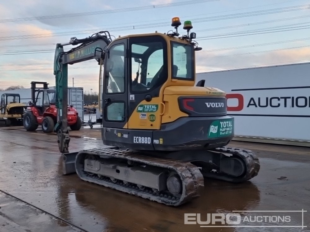 2021 Volvo ECR88D - Minikotró: 3 kép. 2021 Volvo ECR88D - Minikotró: 3 kép.