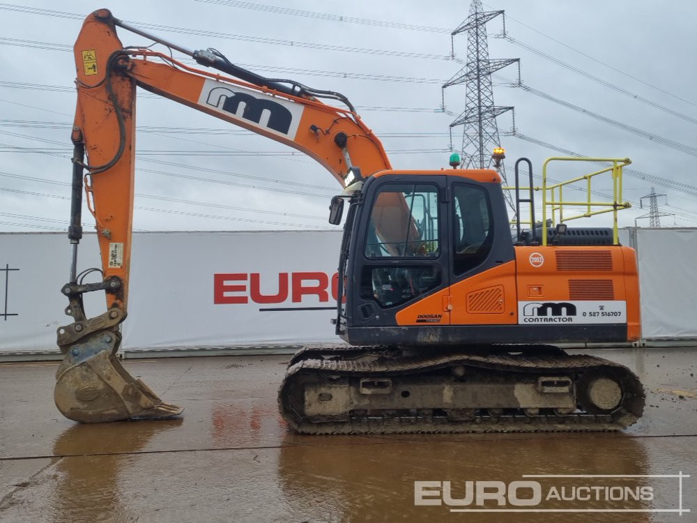 2022 Doosan DX140LC-7 - Lánctalpas kotró: 2 kép. 2022 Doosan DX140LC-7 - Lánctalpas kotró: 2 kép.