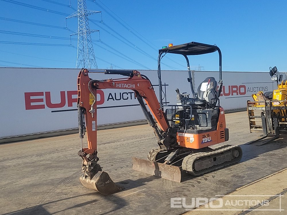 2022 Hitachi ZX19U-6 YLR - Minikotró: 1 kép. 2022 Hitachi ZX19U-6 YLR - Minikotró: 1 kép.