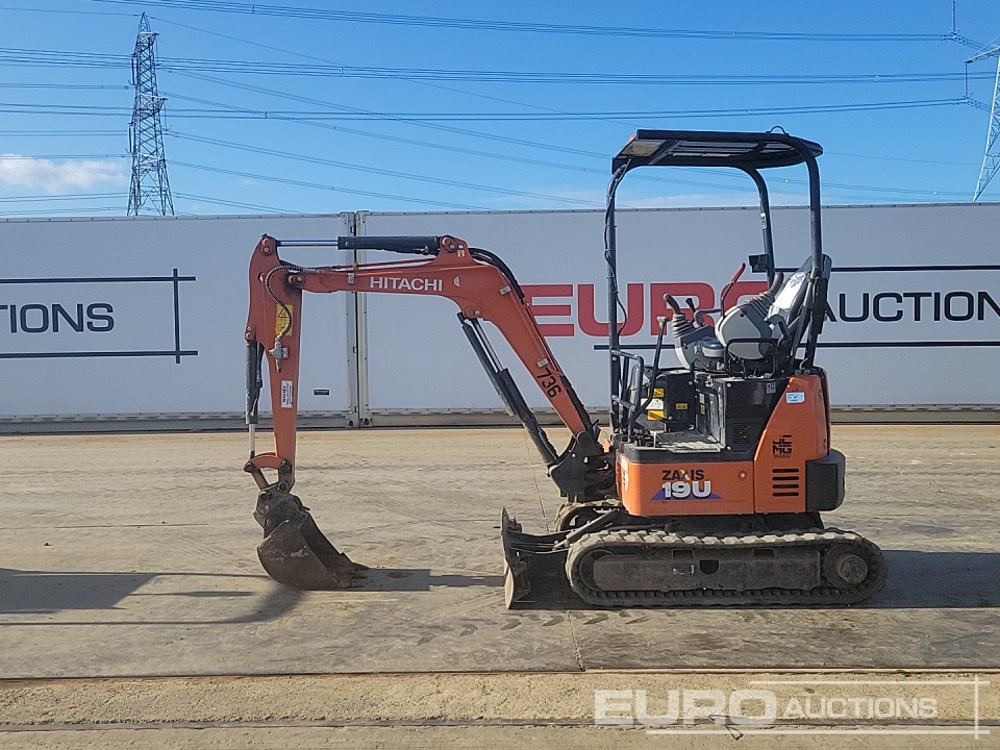 2022 Hitachi ZX19U-6 YLR - Minikotró: 2 kép. 2022 Hitachi ZX19U-6 YLR - Minikotró: 2 kép.