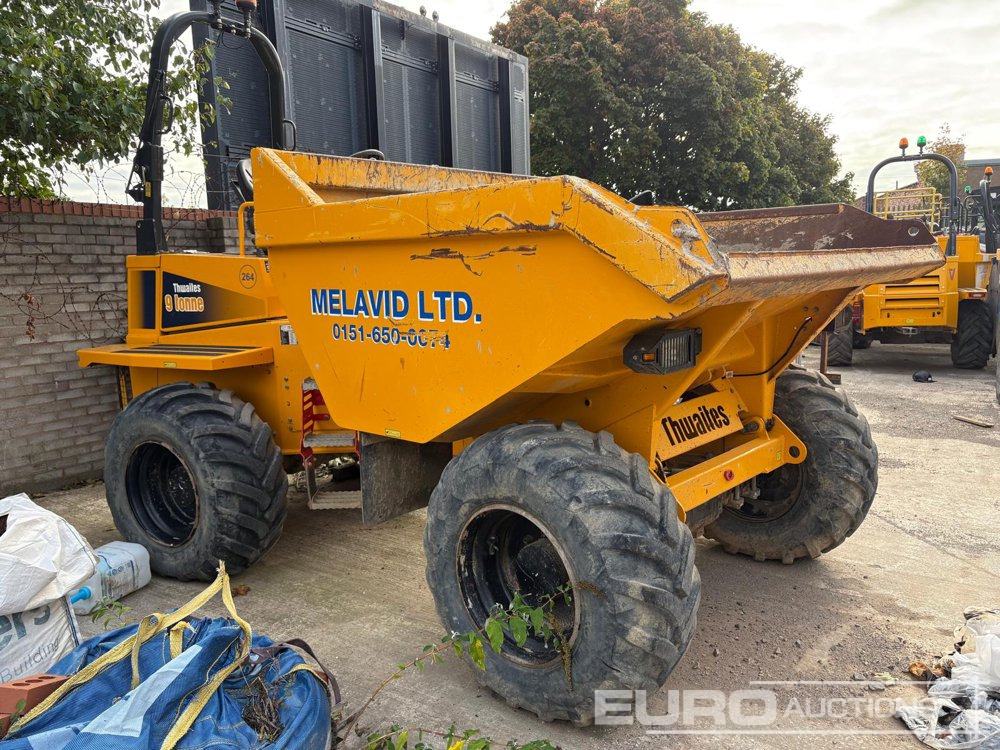 2022 Thwaites 9 Ton Dumper, Forward Facing Camera, Roll Bar - Minidömper: 1 kép. 2022 Thwaites 9 Ton Dumper, Forward Facing Camera, Roll Bar - Minidömper: 1 kép.