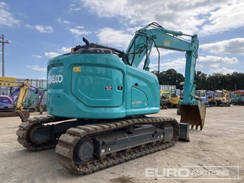2023 Kobelco SK135SR-7 - Lánctalpas kotró: 3 kép. 2023 Kobelco SK135SR-7 - Lánctalpas kotró: 3 kép.