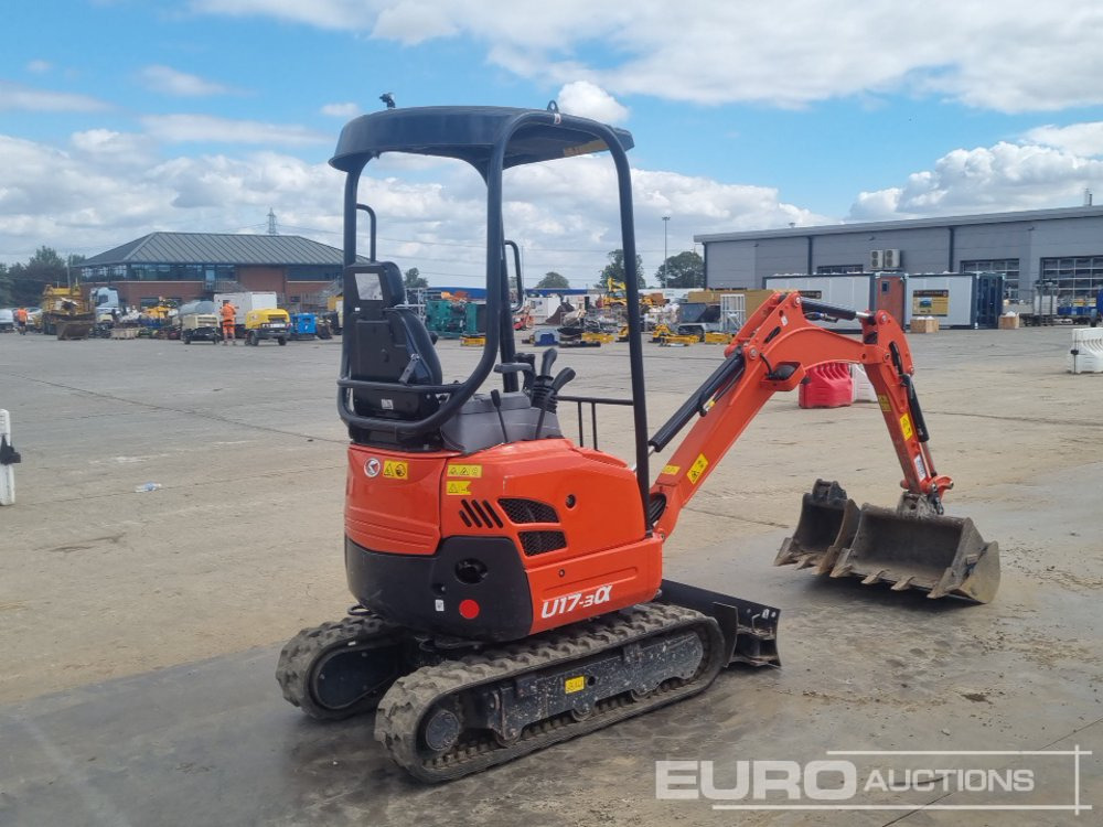 2023 Kubota U17-3A - Minikotró: 5 kép. 2023 Kubota U17-3A - Minikotró: 5 kép.
