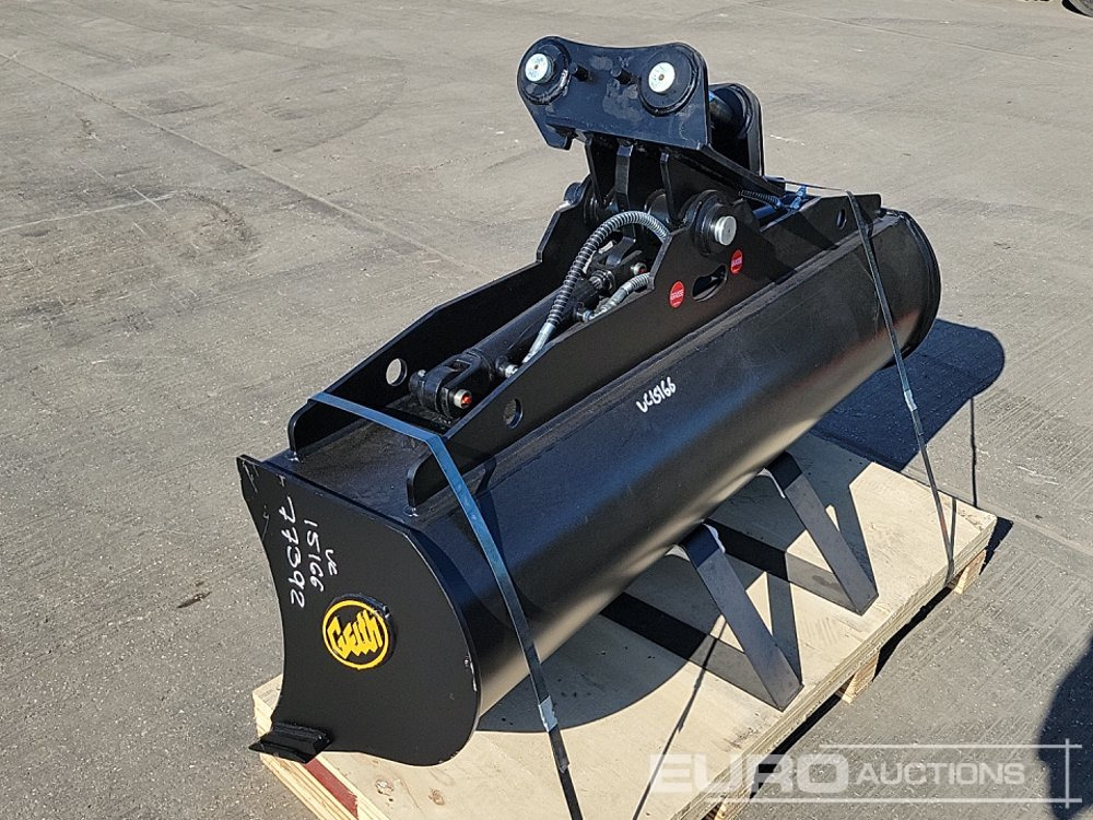 2024 Geith 60" Hydraulic Tilting Bucket 45mm Pin to suit 4-6 Ton Excavator - Kanál: 3 kép. 2024 Geith 60" Hydraulic Tilting Bucket 45mm Pin to suit 4-6 Ton Excavator - Kanál: 3 kép.
