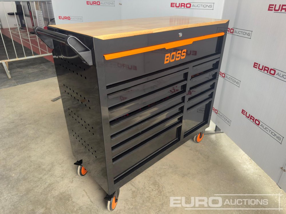 2025 Boss Wheeled Tool Trolley, 523pcs Tool Kit, Worktop (Black) - Garázs felszerelés: 1 kép. 2025 Boss Wheeled Tool Trolley, 523pcs Tool Kit, Worktop (Black) - Garázs felszerelés: 1 kép.