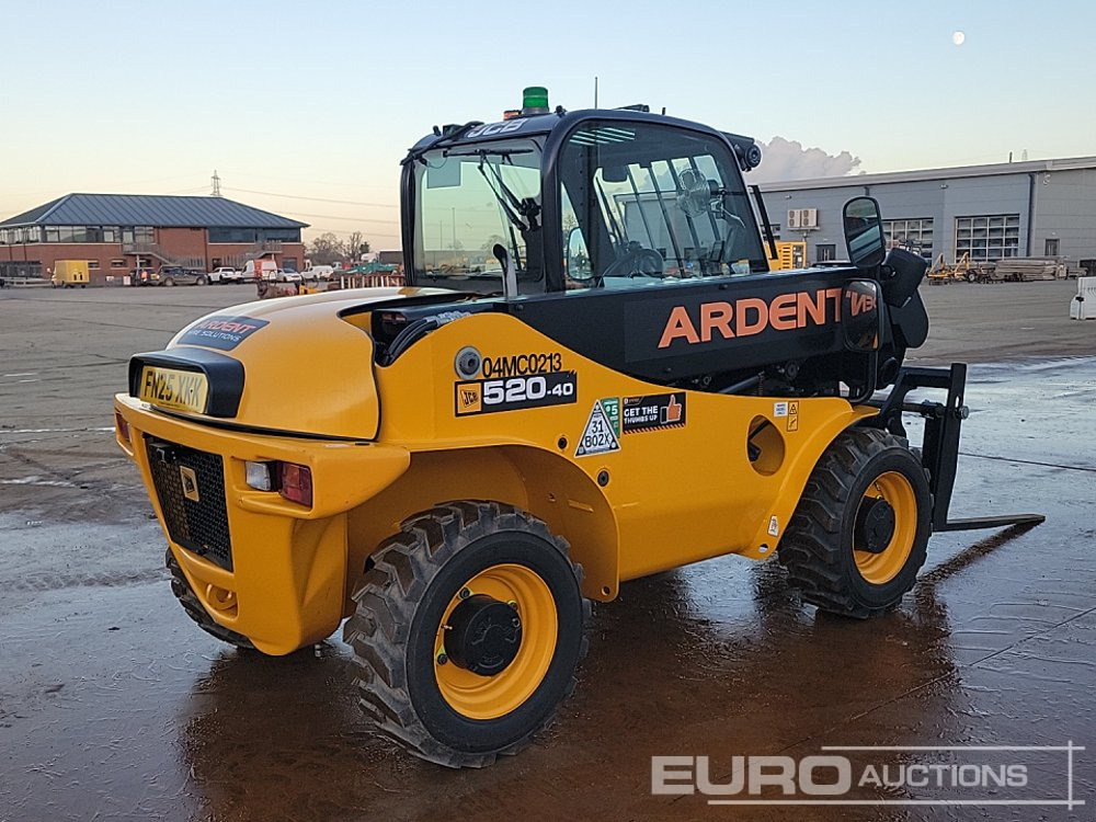 2025 JCB 520-40 - Teleszkópos rakodó: 5 kép. 2025 JCB 520-40 - Teleszkópos rakodó: 5 kép.