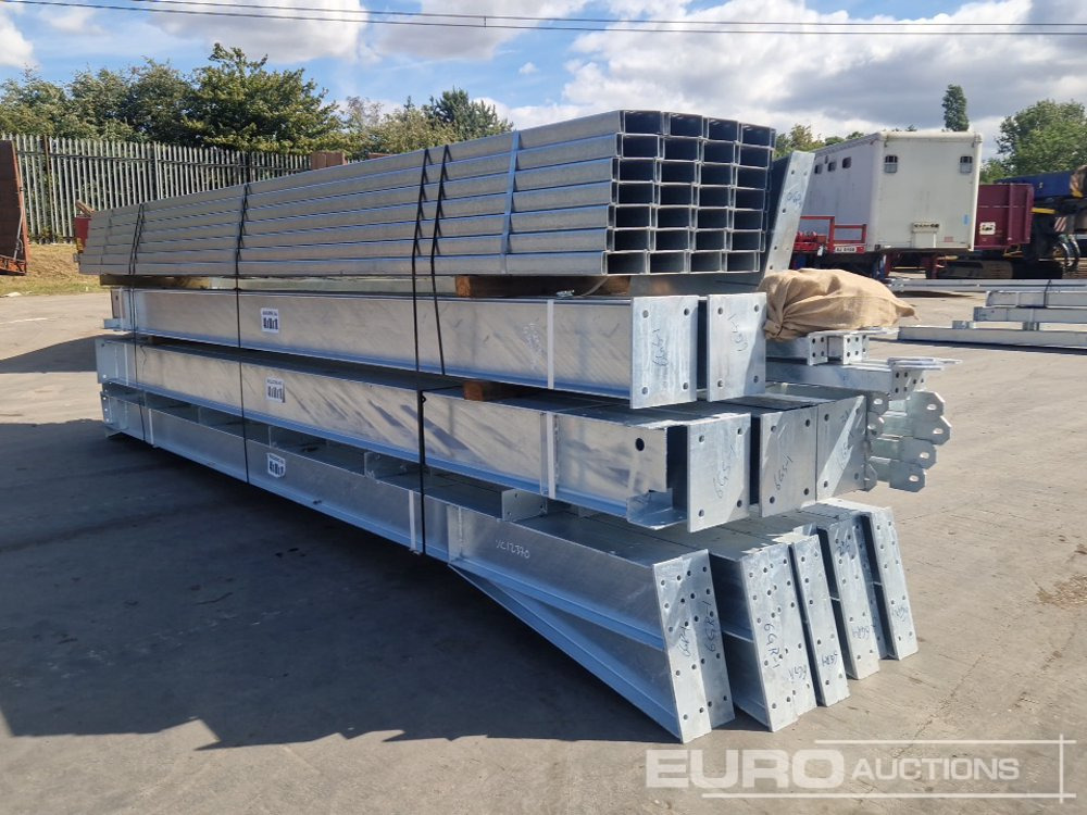 40' x 80' x 18' Galvanised Steel Frame Building - Konténerház: 1 kép. 40' x 80' x 18' Galvanised Steel Frame Building - Konténerház: 1 kép.