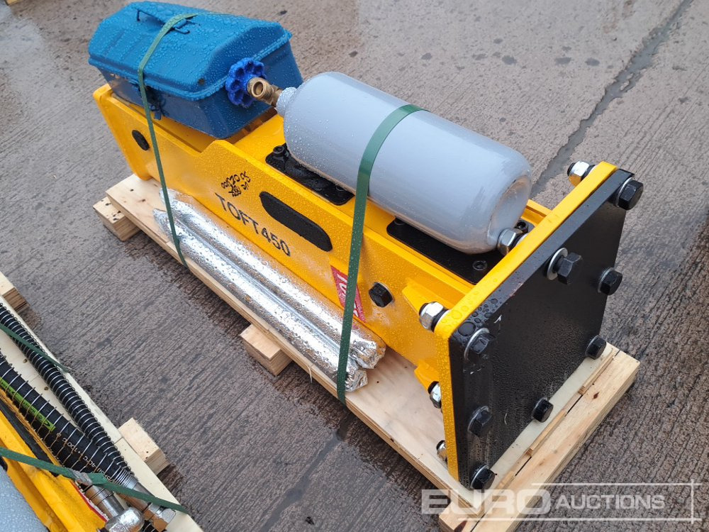 Unused 2025 TOFT 450 Hydraulic Breaker - Adapterek - Kotrógép: 2 kép. Unused 2025 TOFT 450 Hydraulic Breaker - Adapterek - Kotrógép: 2 kép.