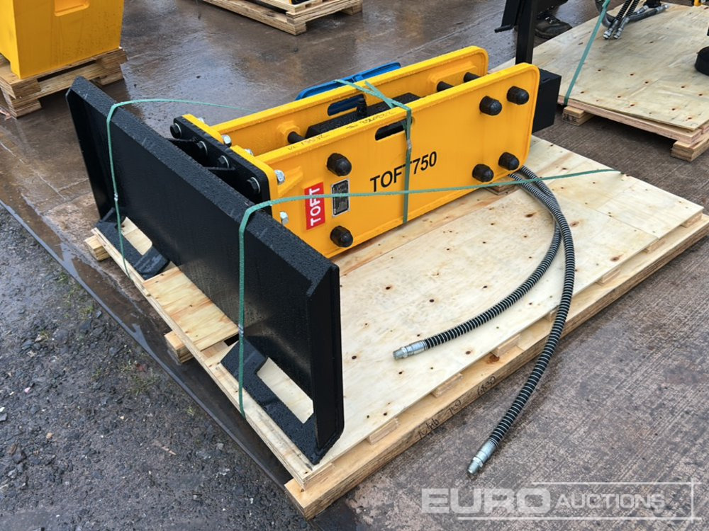 Unused 2025 TOFT TOFT680 Hydraulic Breaker to suit Skidsteer Loader - Adapterek - Kotrógép: 3 kép. Unused 2025 TOFT TOFT680 Hydraulic Breaker to suit Skidsteer Loader - Adapterek - Kotrógép: 3 kép.