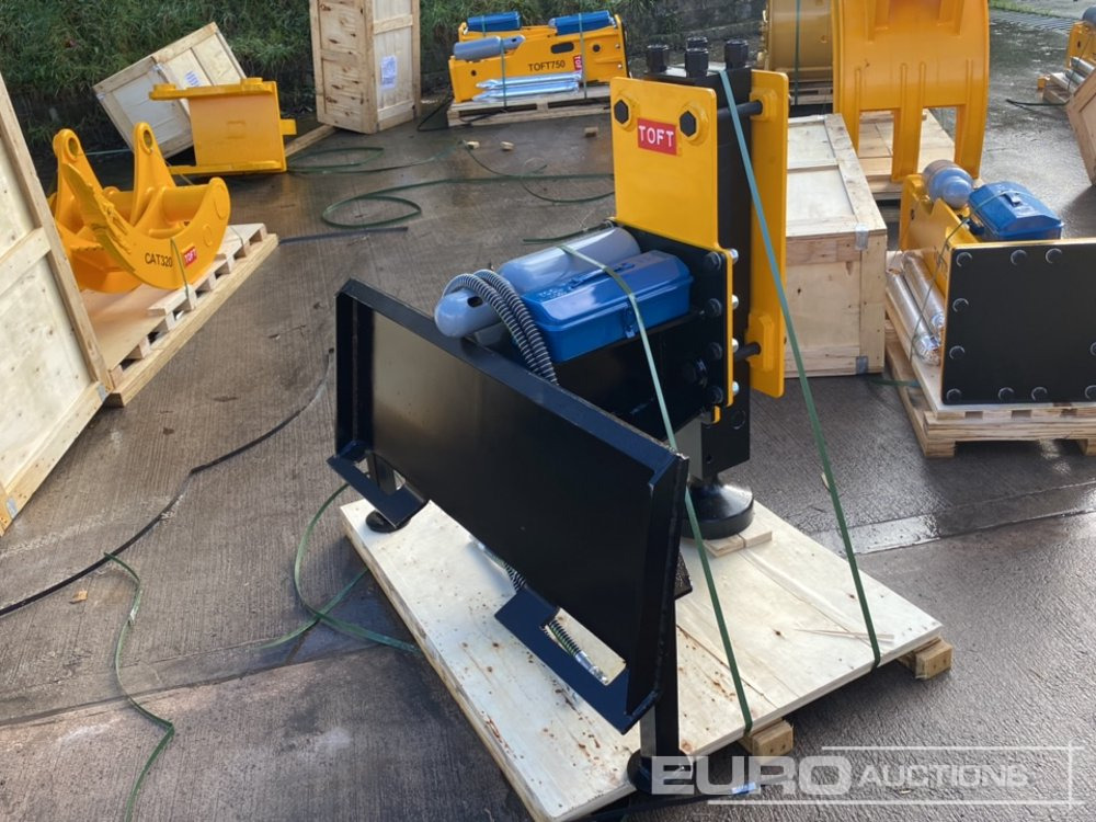 Unused 2025 TOFT TOFT680 Hydraulic Post Driver to suit Skidsteer Loader - Adapterek - Kotrógép: 3 kép. Unused 2025 TOFT TOFT680 Hydraulic Post Driver to suit Skidsteer Loader - Adapterek - Kotrógép: 3 kép.