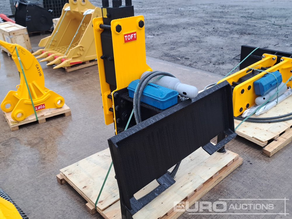 Unused 2025 TOFT TOFT750 Hydraulic Post Driver to suit Skidsteer Loader - Adapterek - Kotrógép: 4 kép. Unused 2025 TOFT TOFT750 Hydraulic Post Driver to suit Skidsteer Loader - Adapterek - Kotrógép: 4 kép.