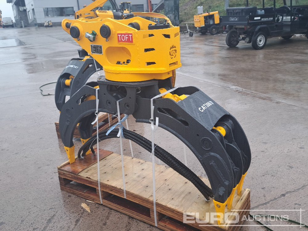 Unused 2025 Toft TOFT04G Hydraulic Rotating Grapple 45mm Pin to suit 4-6 Ton Excavator - Adapterek - Kotrógép: 1 kép. Unused 2025 Toft TOFT04G Hydraulic Rotating Grapple 45mm Pin to suit 4-6 Ton Excavator - Adapterek - Kotrógép: 1 kép.