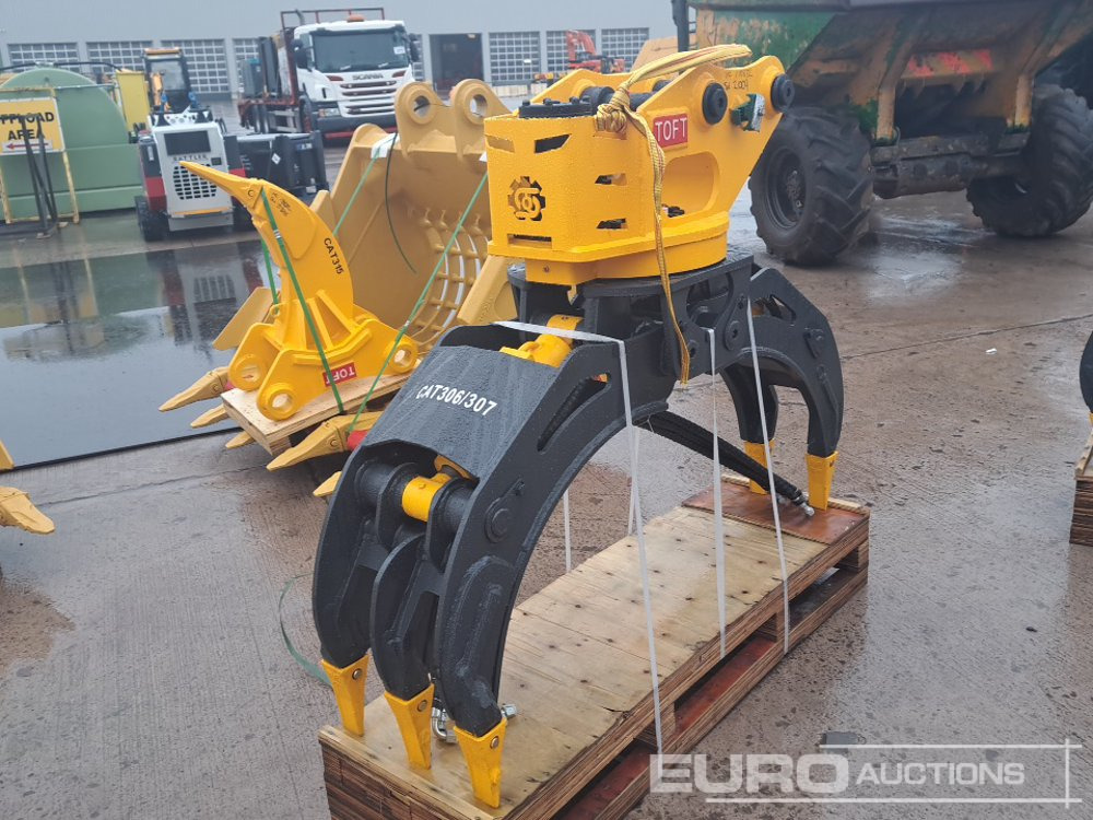 Unused 2025 Toft TOFT04G Hydraulic Rotating Grapple 45mm Pin to suit 4-6 Ton Excavator - Adapterek - Kotrógép: 3 kép. Unused 2025 Toft TOFT04G Hydraulic Rotating Grapple 45mm Pin to suit 4-6 Ton Excavator - Adapterek - Kotrógép: 3 kép.