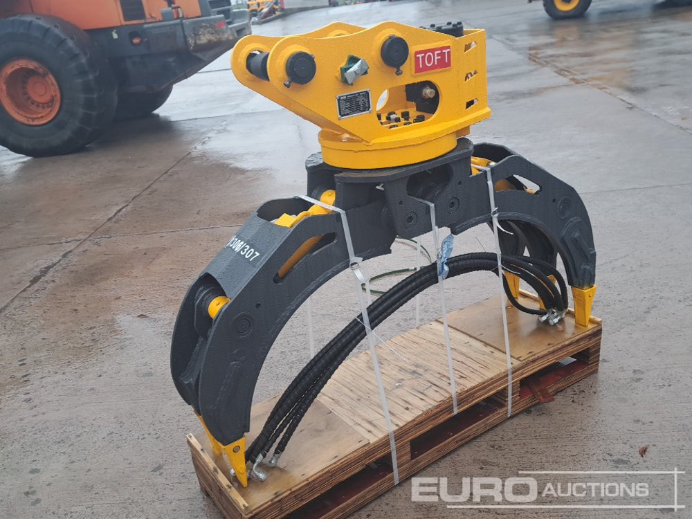 Unused 2025 Toft TOFT04G Hydraulic Rotating Grapple 45mm Pin to suit 4-6 Ton Excavator - Adapterek - Kotrógép: 2 kép. Unused 2025 Toft TOFT04G Hydraulic Rotating Grapple 45mm Pin to suit 4-6 Ton Excavator - Adapterek - Kotrógép: 2 kép.