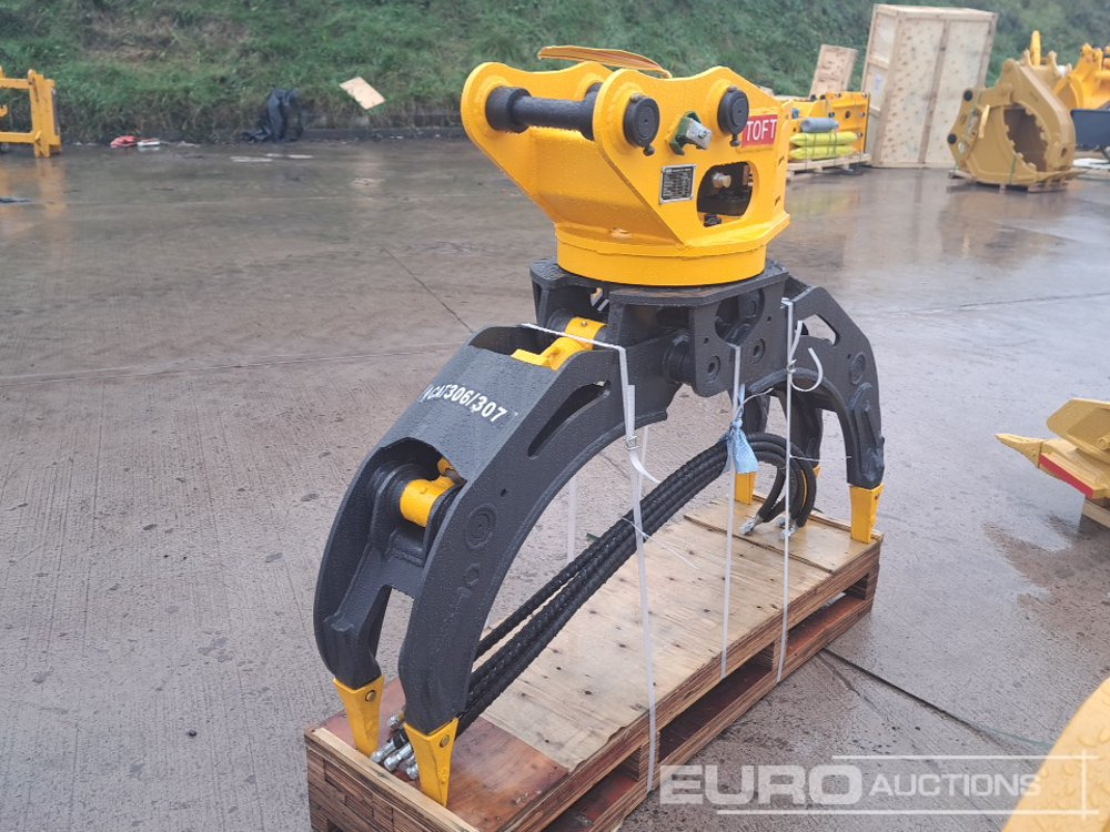 Unused 2025 Toft TOFT04G Hydraulic Rotating Grapple 45mm Pin to suit 4-6 Ton Excavator - Adapterek - Kotrógép: 5 kép. Unused 2025 Toft TOFT04G Hydraulic Rotating Grapple 45mm Pin to suit 4-6 Ton Excavator - Adapterek - Kotrógép: 5 kép.