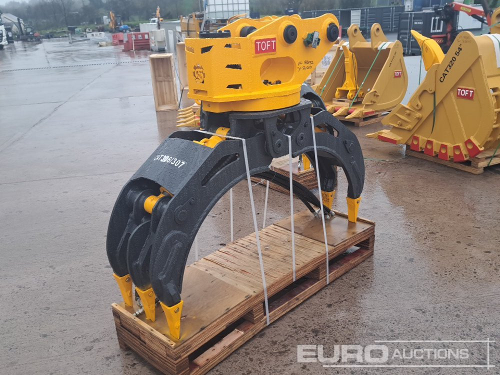 Unused 2025 Toft TOFT04G Hydraulic Rotating Grapple 45mm Pin to suit 4-6 Ton Excavator - Adapterek - Kotrógép: 4 kép. Unused 2025 Toft TOFT04G Hydraulic Rotating Grapple 45mm Pin to suit 4-6 Ton Excavator - Adapterek - Kotrógép: 4 kép.