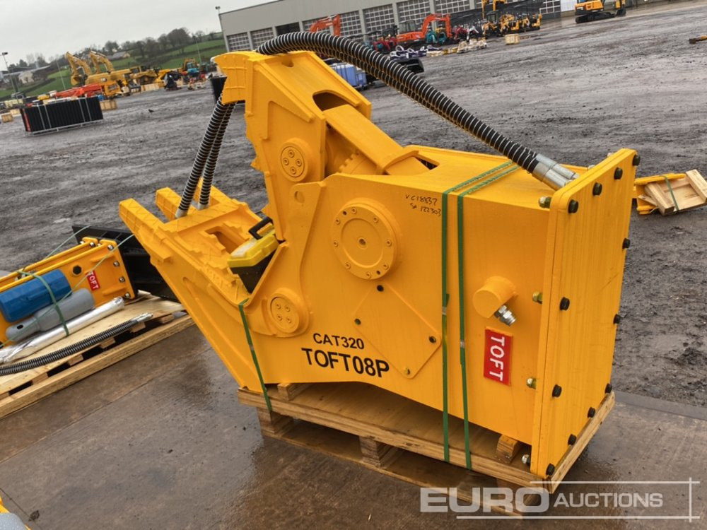 Unused 2025 Toft TOFT08P Hydraulic Pulveriser to suit Excavator - Adapterek - Kotrógép: 2 kép. Unused 2025 Toft TOFT08P Hydraulic Pulveriser to suit Excavator - Adapterek - Kotrógép: 2 kép.