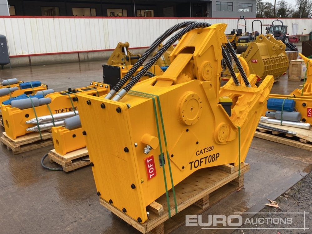Unused 2025 Toft TOFT08P Hydraulic Pulveriser to suit Excavator - Adapterek - Kotrógép: 3 kép. Unused 2025 Toft TOFT08P Hydraulic Pulveriser to suit Excavator - Adapterek - Kotrógép: 3 kép.