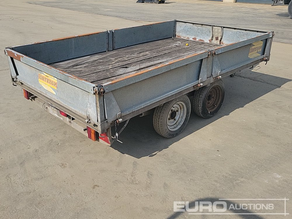Bateson Trailers 2 Ton Twin Axle Dropside Plant Trailer - Gépszállító utánfutó: 5 kép. Bateson Trailers 2 Ton Twin Axle Dropside Plant Trailer - Gépszállító utánfutó: 5 kép.
