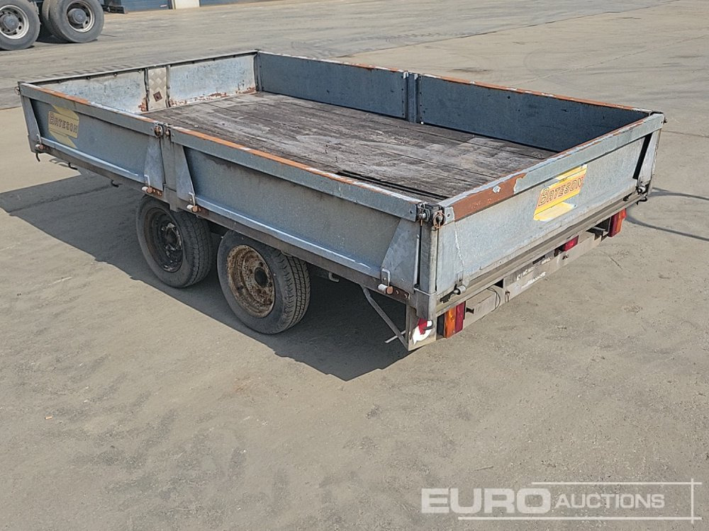 Bateson Trailers 2 Ton Twin Axle Dropside Plant Trailer - Gépszállító utánfutó: 3 kép. Bateson Trailers 2 Ton Twin Axle Dropside Plant Trailer - Gépszállító utánfutó: 3 kép.
