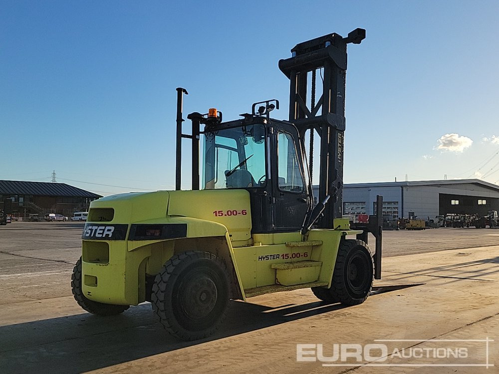 Hyster 15.00-6 - Villás targonca: 5 kép. Hyster 15.00-6 - Villás targonca: 5 kép.