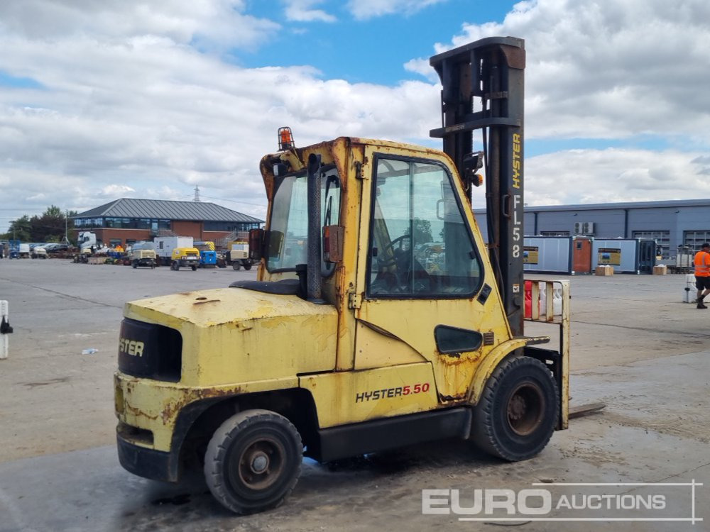 Hyster H5.50XM - Villás targonca: 5 kép. Hyster H5.50XM - Villás targonca: 5 kép.