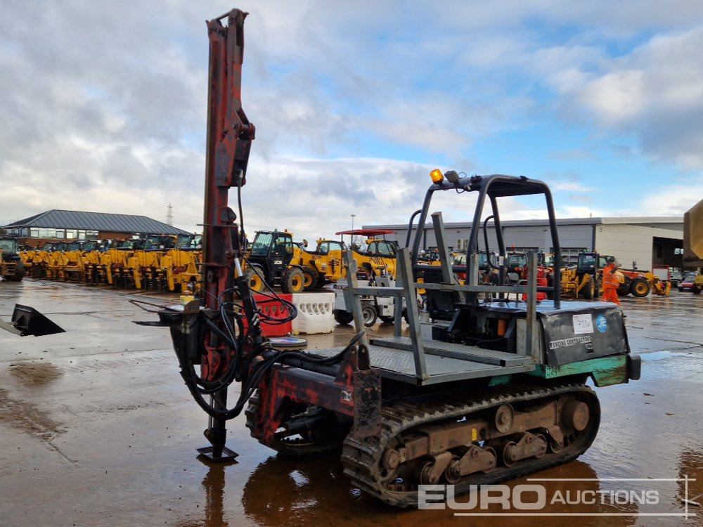 IHI Tracked Carrier, Protech Post Knocker - Lánctalpas dömper: 5 kép. IHI Tracked Carrier, Protech Post Knocker - Lánctalpas dömper: 5 kép.