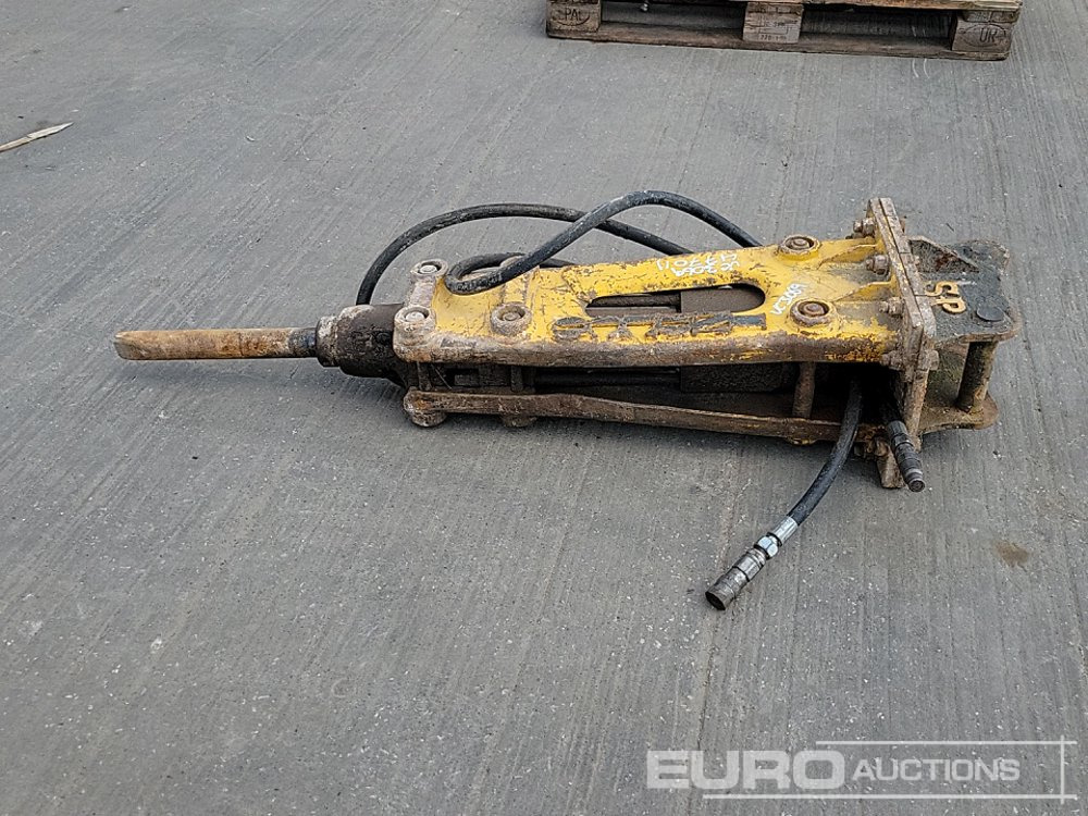 Indeco Hydraulic Breaker 35mm Pin to suit Mini Excavator - Hidraulikus törőfej: 2 kép. Indeco Hydraulic Breaker 35mm Pin to suit Mini Excavator - Hidraulikus törőfej: 2 kép.