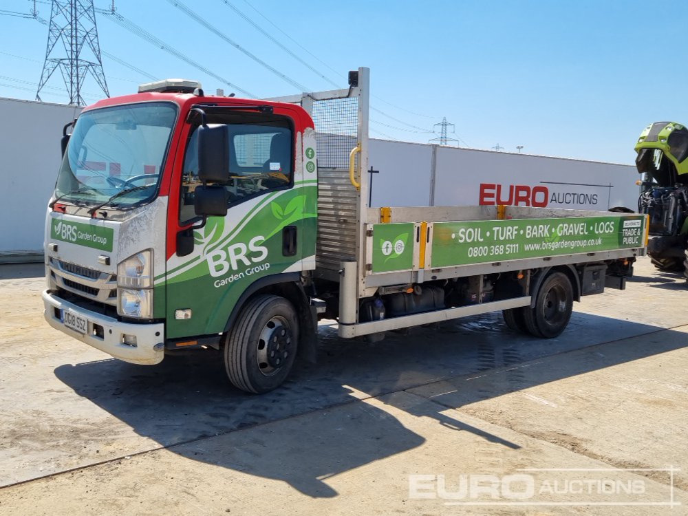 Isuzu N75.190 - Platós teherautó: 1 kép. Isuzu N75.190 - Platós teherautó: 1 kép.