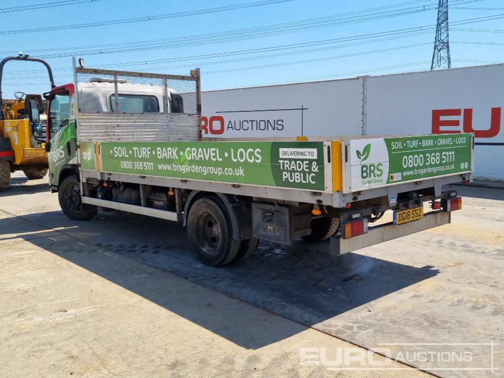Isuzu N75.190 - Platós teherautó: 3 kép. Isuzu N75.190 - Platós teherautó: 3 kép.